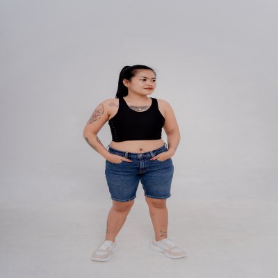  Breast Binder Dryfit 2 Layer - BBK2BLK