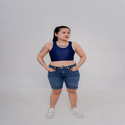  Breast Binder Dryfit 2 Layer - BBK2NVYXXS-5XL